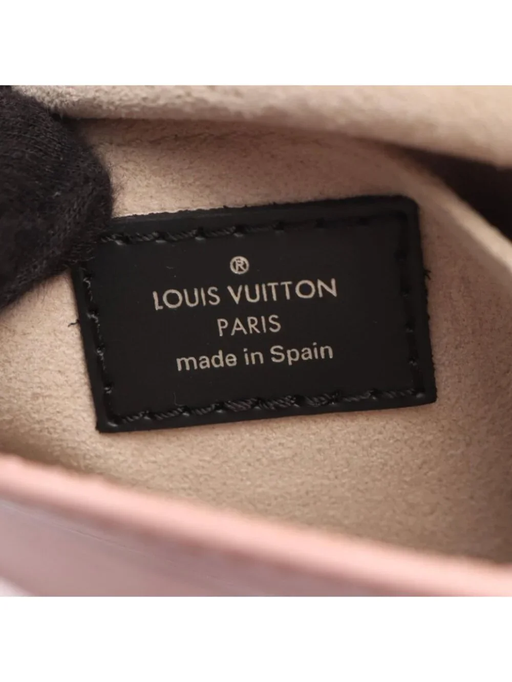 Louis Vuitton Petite Sac Plat 2-Way Rose Ballerina Leather Handbag